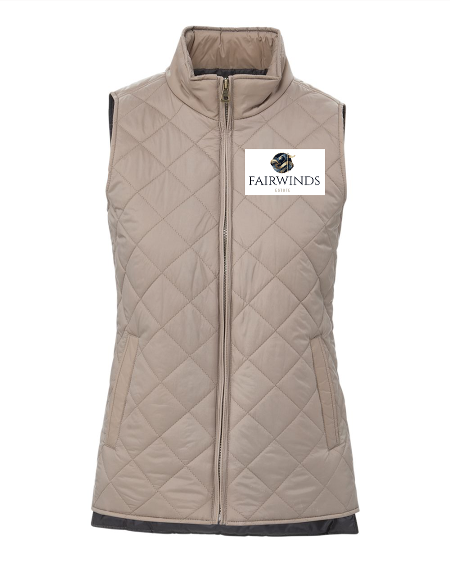 Women's Vintage Diamond Quilted Vest - W207359