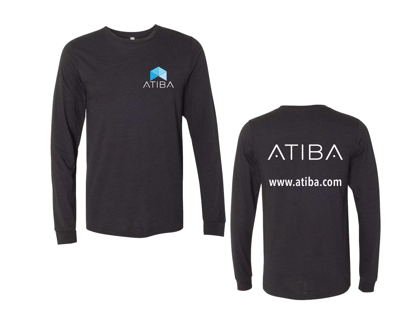 Atiba - UNISEX Chevron Logo Long Sleeve Tee