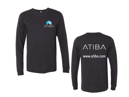 Atiba - UNISEX Chevron Logo Long Sleeve Tee
