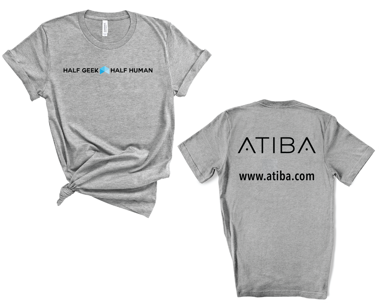 Atiba - UNISEX Horizontal Logo Short Sleeve Tee