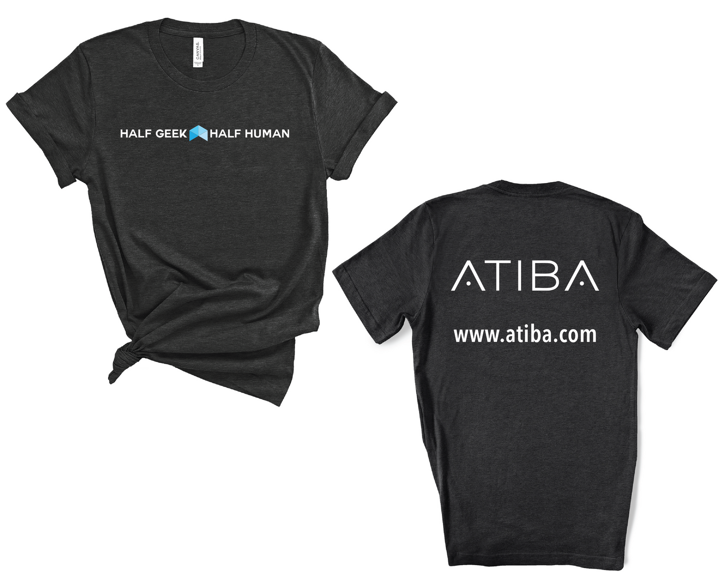 Atiba - UNISEX Horizontal Logo Short Sleeve Tee