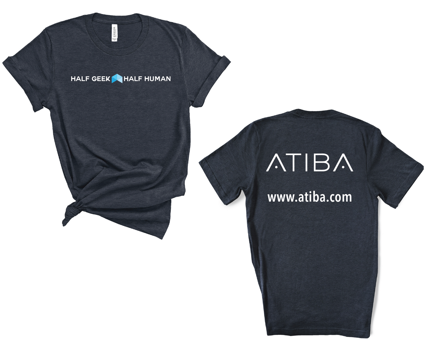 Atiba - UNISEX Horizontal Logo Short Sleeve Tee