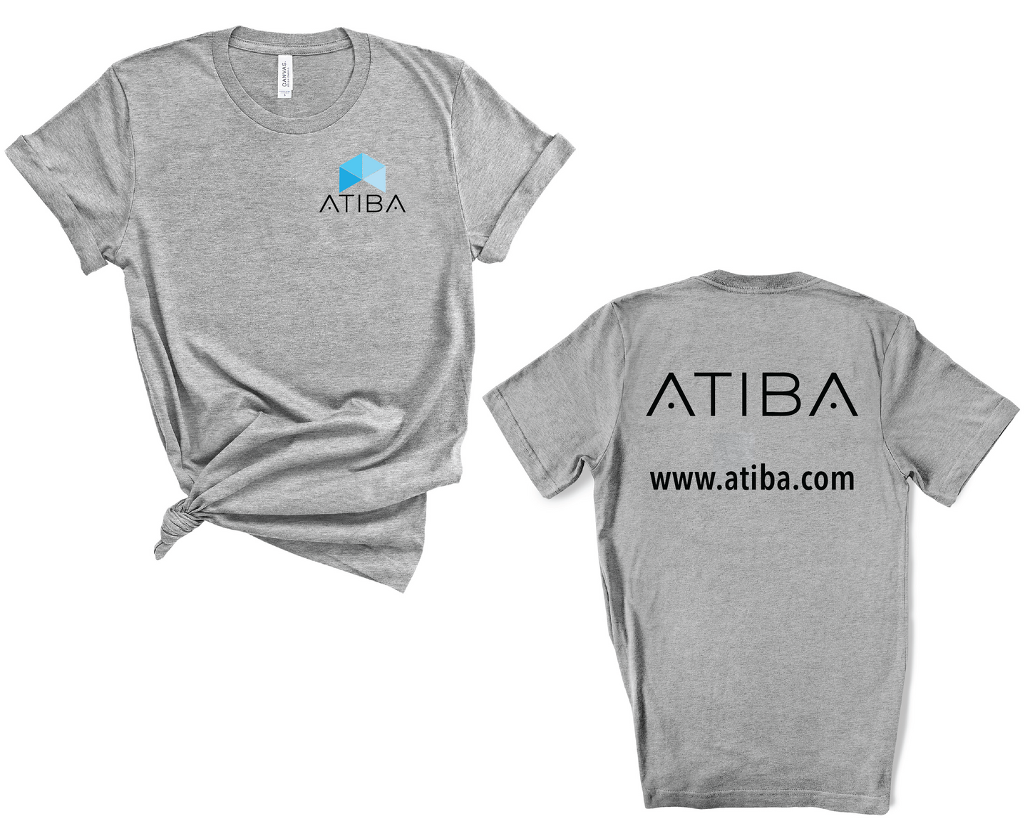 Atiba - UNISEX Chevron Logo Short Sleeve Tee