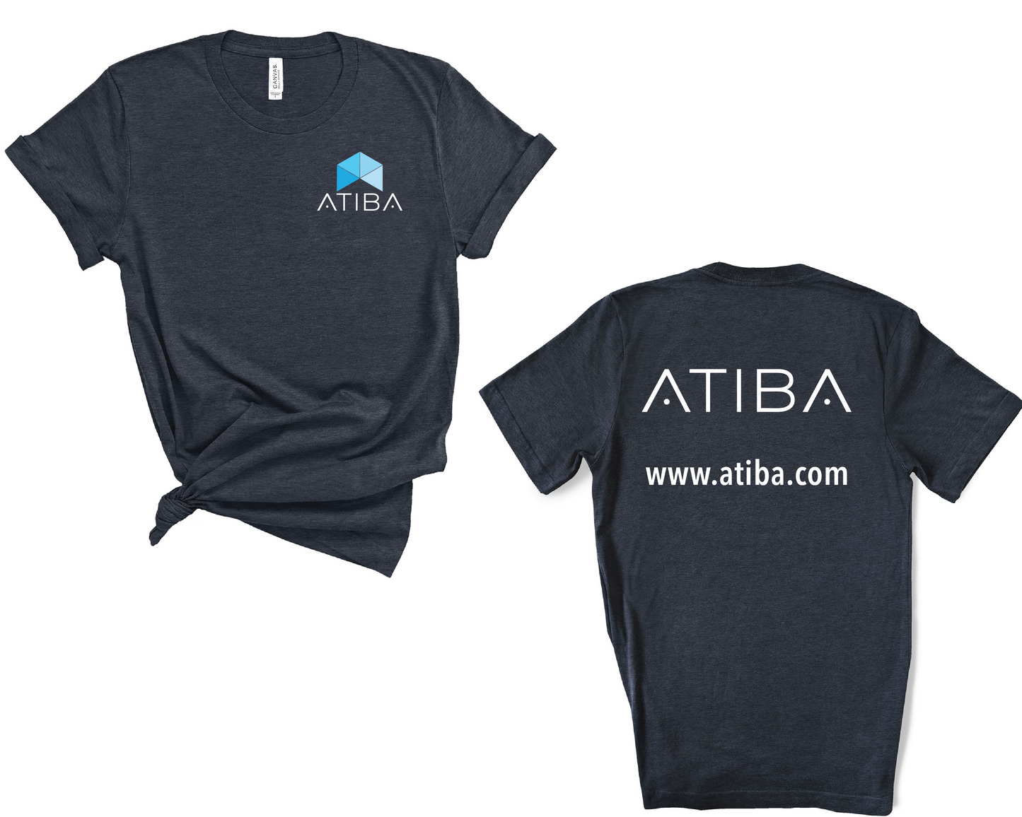 Atiba - UNISEX Chevron Logo Short Sleeve Tee