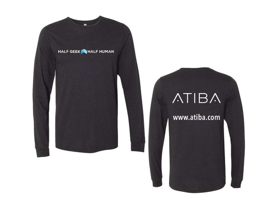 Atiba - UNISEX Horizontal Logo Long Sleeve Tee