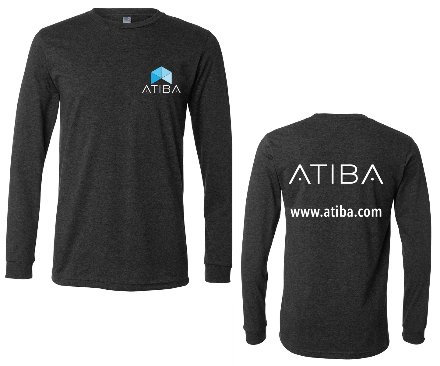 Atiba - UNISEX Chevron Logo Long Sleeve Tee