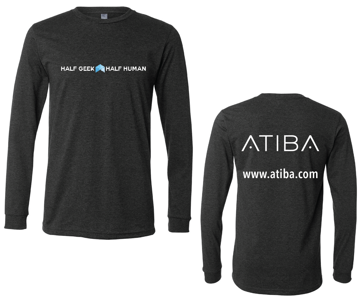 Atiba - UNISEX Horizontal Logo Long Sleeve Tee