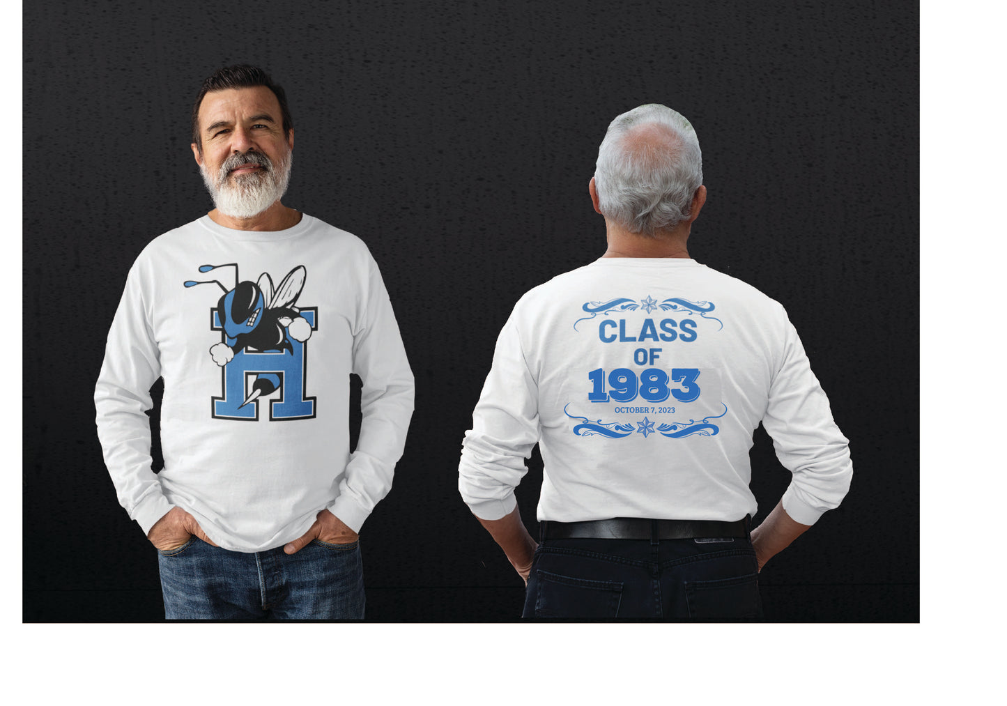 Hooks 1983 Class Reunion LONG SLEEVE T-Shirt