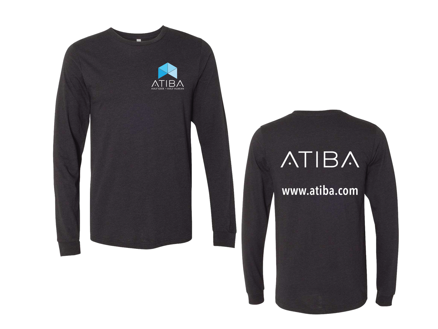 Atiba - UNISEX Full Logo Long Sleeve Tee