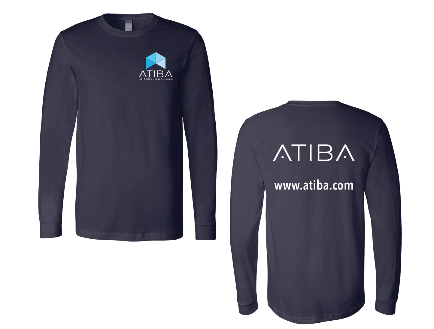 Atiba - UNISEX Full Logo Long Sleeve Tee