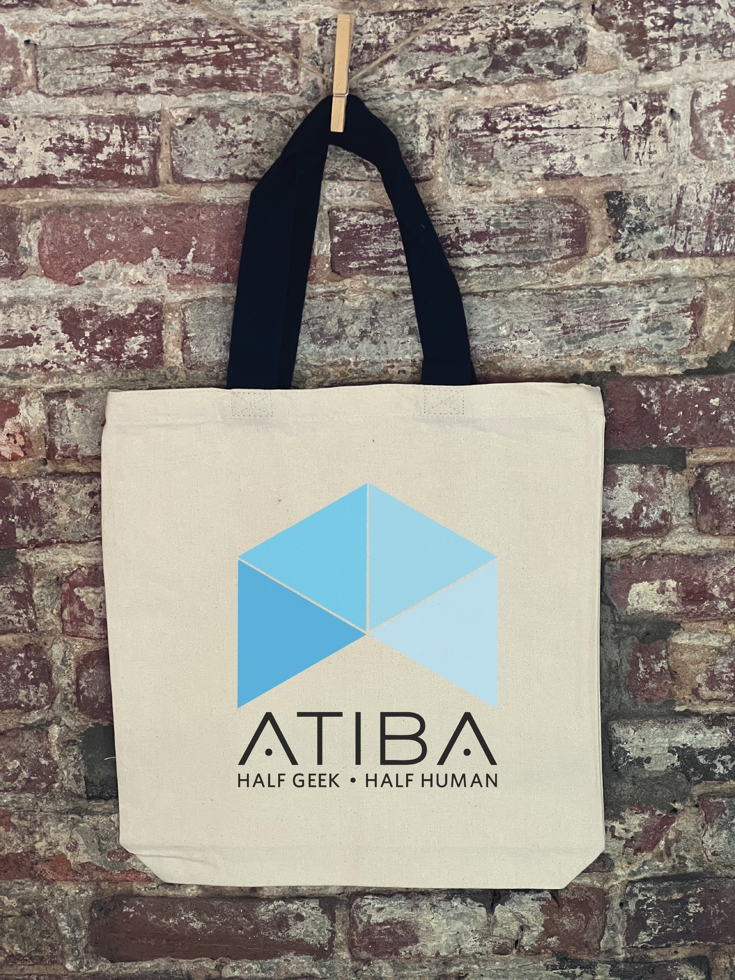 Atiba Canvas Bag Black Handle