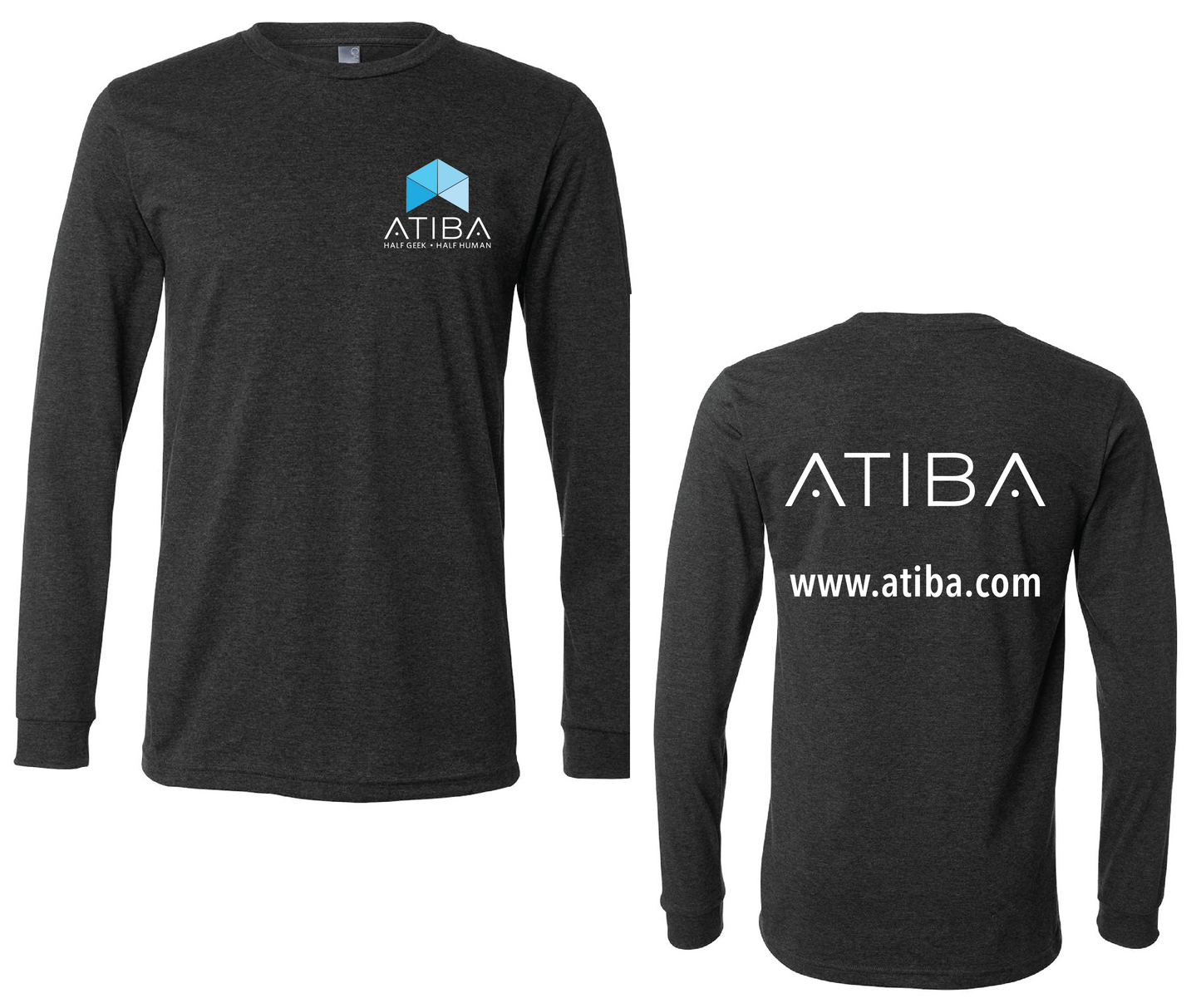 Atiba - UNISEX Full Logo Long Sleeve Tee